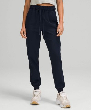 Pantalon Jogger Lululemon Stretch High-Rise Full Length Mujer Azul Marino Chile | 436TUGCZX