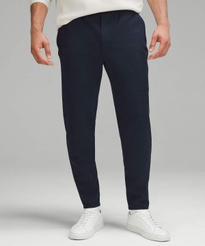 Pantalon Jogger Lululemon Textured Spacer Classic-Tapered Hombre Azul Marino Chile | 943MVDSLK