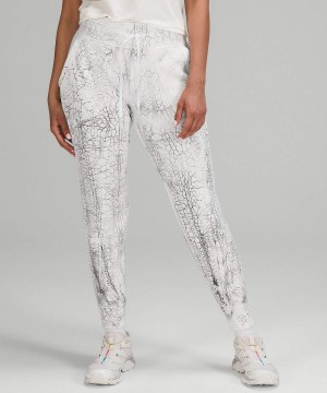 Pantalon Jogger Lululemon Warm Down 7/8 Length Mujer Blancas Negras Chile | 043SZHVDM