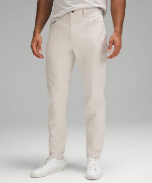 Pantalon Lululemon ABC Bonded Twill 5 Pocket Hombre Beige Blancas Chile | 641NPTDYH