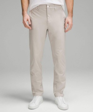 Pantalon Lululemon ABC Classic-Fit 32"L Warpstreme Hombre Beige Chile | 673PFEOMR