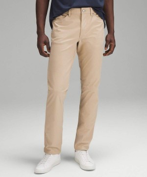 Pantalon Lululemon ABC Classic-Fit 5 Pocket 34"L Utilitech Hombre Kaki Chile | 245BZLFGT