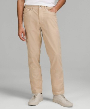 Pantalon Lululemon ABC Classic-Fit 5 Pocket 32"L Utilitech Hombre Kaki Chile | 247BJGLUN