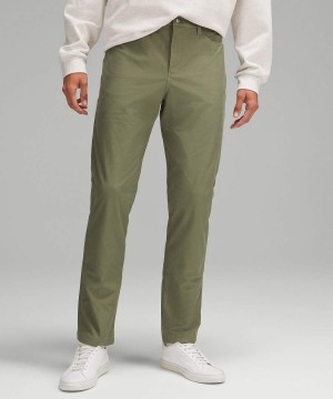 Pantalon Lululemon ABC Classic-Fit 5 Pocket 34"L Utilitech Hombre Verde Claro Chile | 439VKIYDG