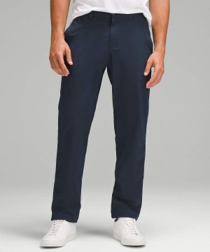 Pantalon Lululemon ABC Relaxed-Fit 32"L Warpstreme Hombre Azul Marino Chile | 587CWPHFA