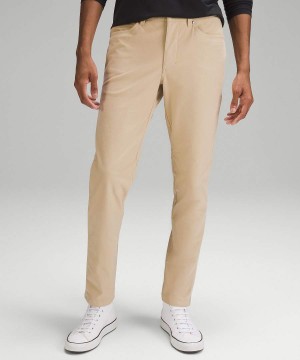 Pantalon Lululemon ABC Slim-Fit 5 Pocket 32"L Utilitech Hombre Kaki Chile | 230DOBLSE