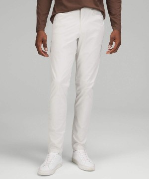 Pantalon Lululemon ABC Slim-Fit 5 Pocket 30"L Warpstreme Hombre Beige Chile | 832YTUWAO
