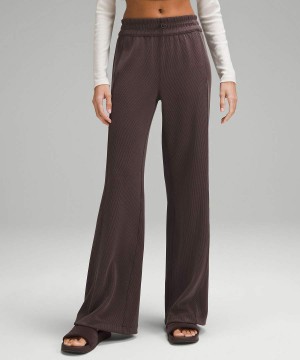 Pantalon Lululemon Acanalado Softstreme Mid-Rise 32.5" Mujer Chocolate Chile | 329DXCOYM