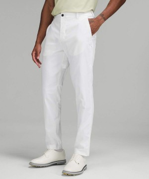 Pantalon Lululemon Commission Relaxed-Tapered 30" Golf Hombre Blancas Chile | 613HKZRSG
