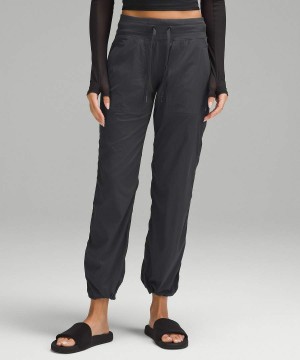 Pantalon Lululemon Dance Studio Mid-Rise Corta Mujer Gris Oscuro Chile | 862QFNWTI