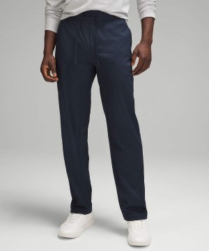 Pantalon Lululemon Ligeros Twill Classic-Fit Hombre Azul Marino Chile | 163SPBZRL