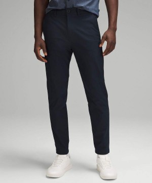 Pantalon Lululemon Slim-Tapered Twill Hombre Azul Marino Chile | 926WTVCIE