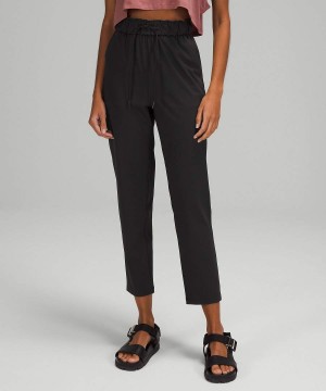 Pantalon Lululemon Stretch High-Rise 7/8 Length Mujer Negras Chile | 564ZIRCJS