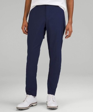Pantalon Lululemon Stretch Nylon Classic-Tapered 34" Golf Hombre Azul Marino Chile | 403DWNBVO
