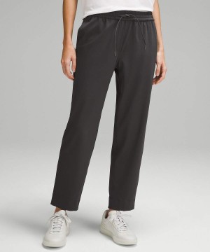 Pantalon Lululemon Tapered-Leg Mid-Rise 7/8 Length Luxtreme Mujer Gris Oscuro Chile | 379UXLQGR