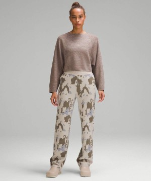Pantalon Lululemon lab Merino Lana-Knit High-Rise Slouch Mujer Multicolor Chile | 861ZLIHQU