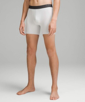 Ropa Interior Lululemon Built to Move Boxer 5" Hombre Blancas Chile | 917WFSYGH