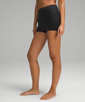 Ropa Interior Lululemon Wundermost Ultra-Soft Nulu Super-High-Rise Shortie 2" 3 Pack Mujer Negras Chile | 840YWQKZN