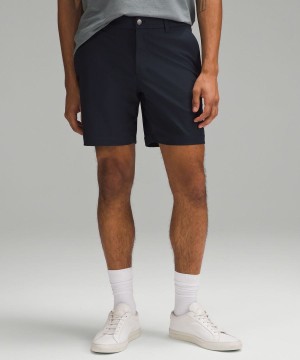 Short Lululemon ABC Classic-Fit 7" Warpstreme Hombre Azul Marino Chile | 601BRPTMW