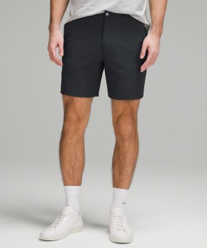 Short Lululemon ABC Classic-Fit 7" Warpstreme Hombre Obsidian Chile | 287QNGUIX