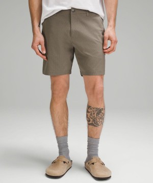Short Lululemon ABC Classic-Fit 7" WovenAir Hombre Gris Chile | 705XKRVFO