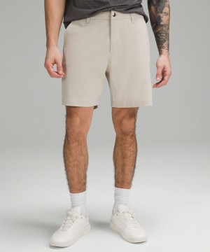 Short Lululemon ABC Classic-Fit 7" WovenAir Hombre Marrones Chile | 369JGEPYH