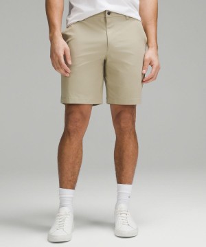 Short Lululemon ABC Classic-Fit 9" Warpstreme Hombre Kaki Chile | 237RPEZQW