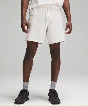 Short Lululemon Agua-Repellent 8" Senderismo Hombre Beige Chile | 406YEFSOG
