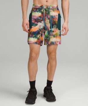 Short Lululemon Agua-Repellent 8" Senderismo Hombre Multicolor Chile | 982MOTJQD