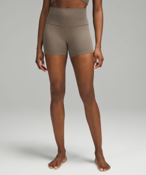 Short Lululemon Align™ High-Rise 4" Mujer Gris Chile | 764MABKIT
