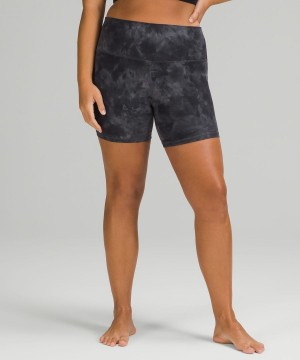 Short Lululemon Align™ High-Rise 6" Mujer Gris Gris Oscuro Chile | 762WGLHDY