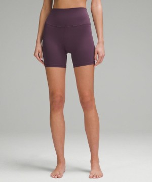 Short Lululemon Align™ High-Rise 6" Mujer Moradas Chile | 915ZSUDIG