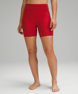 Short Lululemon Align™ High-Rise 6" Mujer Rojas Chile | 670RHNFYO