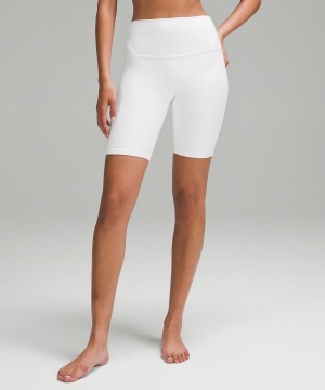 Short Lululemon Align™ High-Rise 8" Mujer Blancas Chile | 067KSXJGR