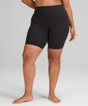 Short Lululemon Align™ High-Rise 8" Mujer Negras Chile | 359DZNMJC