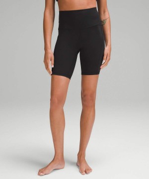 Short Lululemon Align™ High-Rise with Pockets 8" Mujer Negras Chile | 089DHQAME