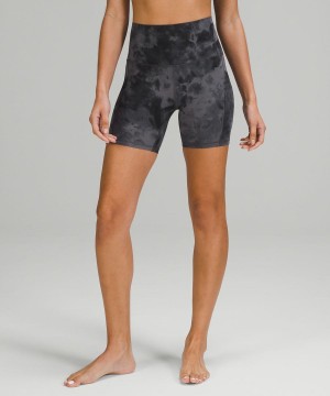 Short Lululemon Align™ High-Rise with Pockets 6" Mujer Gris Gris Oscuro Chile | 569NQWODI