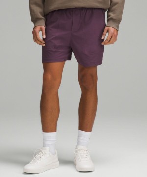 Short Lululemon Bowline 5" Stretch Ripstop Hombre Moradas Chile | 503KXMQJP