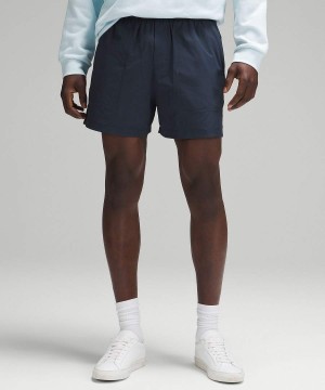Short Lululemon Bowline 5" Stretch Ripstop Hombre Azul Marino Chile | 864SXHOIV