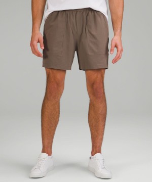 Short Lululemon Bowline 5" Stretch Ripstop Hombre Gris Chile | 543FVNTGI