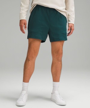 Short Lululemon Bowline 5" Woven Hombre Turquesa Chile | 841KZQJEN