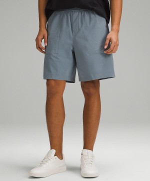 Short Lululemon Bowline 8" Stretch Algodon VersaTwill Hombre Azules Chile | 067WSBYLJ