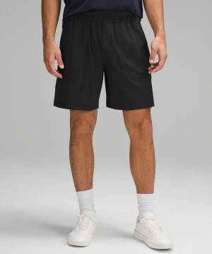 Short Lululemon Bowline 8" Stretch Ripstop Hombre Negras Chile | 483CQUGPI