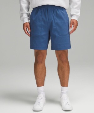 Short Lululemon Bowline 8" Woven Hombre Azules Chile | 438ZQUFNR