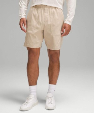 Short Lululemon Bowline 8" Woven Hombre Kaki Chile | 034BFXOSC