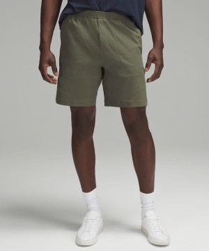 Short Lululemon Bowline 8" Woven Hombre Verde Oliva Chile | 023CYEQLR