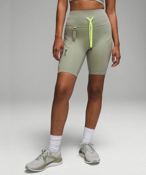 Short Lululemon Cargo Super-High-Rise 8" Senderismo Mujer Verde Chile | 619HNUGFJ