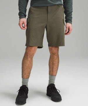 Short Lululemon Classic-Fit 9 Senderismo Cargo Hombre Verde Chile | 751JXGFEQ