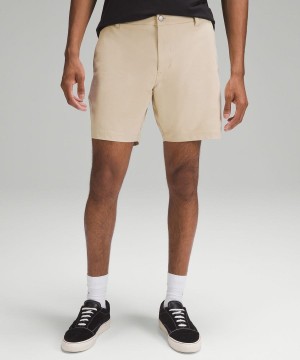 Short Lululemon Commission Classic-Fit 7" Warpstreme Hombre Kaki Chile | 513ATRWKF