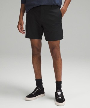 Short Lululemon Commission Classic-Fit 7" Warpstreme Hombre Negras Chile | 839ZCGFNW